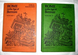 ROME in the Age of Bernini Vols I & II by Torgil Magnuson (1982, 1986 HC) 1st Ed - Foto 1 di 12