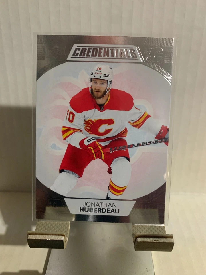 2022-23 Upper Deck Credentials Jonathan Huberdeau #12 Calgary Flames - Image 1 of 2