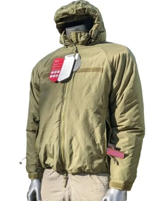 US Army Gen 3 Level 7 PCU ECW PrimaLoft Cold Weather GREEN Parka Jacket RUN BIG - Image 1 of 4