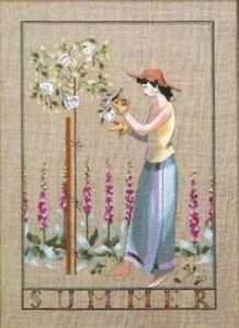 Mirabilia Kreuzstichkarte / Muster ~ Sommer in meinem Garten #MD50 - Bild 1 von 4