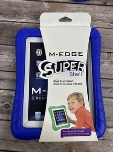 MEdge Supershell Tough Slim Case for iPad 2 Or Later Shockproof Blue New - Picture 1 of 6