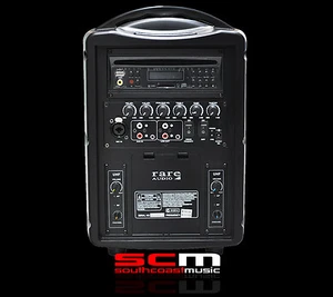 Portable Wireless Pa System 80 Watts Compact Size Two Receivers P+h Included! - Picture 1 of 4