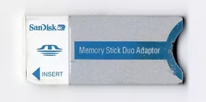 SanDisk Genuine Camera Memory Stick Duo Adaptor / Adapter - Picture 1 of 2