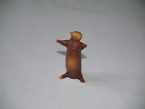 FIGURINE STARLUX ANIMAUX ZOO MARMOTTE MARRON DEBOUT - Imagen 1 de 2