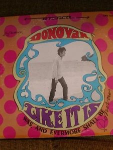 Donovan handsignierte LP Like It Is Was, And Evermore Shall Be - Bild 1 von 3
