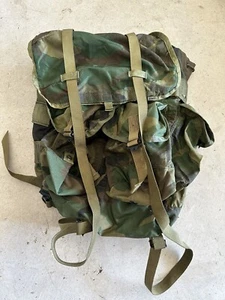 US Army Military LC-1 Combat Field Pack Alice Backpack No Frame 80's VTG Med - Picture 1 of 14