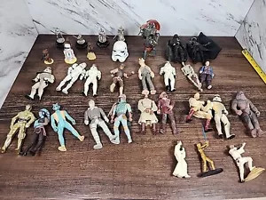 ☆~1998 Star Wars POTF2 Ben Han Solo Chewbacca Leia Greedo 3.75” Figure~☆Mix Lot☆ - Picture 1 of 10