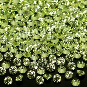 Certified Natural Yellow Tanzanite Calibrated 4.00 mm Round Gemstone 10 Pcs Lot - Picture 1 of 5