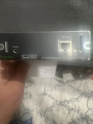 APC Smart Slot AP9630 UPS Network Management Card 10/100Base-T - Image 1 of 4