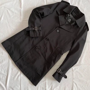 Burberry Black Label trench coat Men's Black polyester Size M Ship from JP - Picture 1 of 20