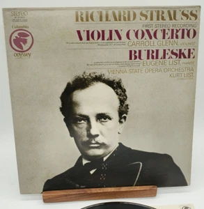 Strauss Violin Concerto Carroll Glenn Burleske Eugene List Columbia Record Album - Imagen 1 de 7