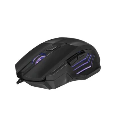 USB Gaming Maus 2400 dpi schwarz beleuchtet 7 Tasten Gamer Mouse kabelgebunden - Bild 1 von 4