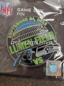 SEATTLE SEAHAWKS VS Carolina Panthers Game day Pin 9/24/2023 NEW - Picture 1 of 1