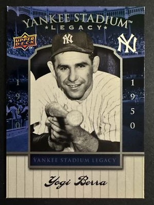 Yogi Berra 2008 Upper Deck Yankee Stadium Legacy New York Yankees #24 - Image 1 of 2