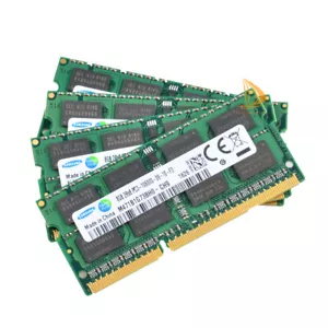 32GB RAM Samsung 4X 8GB 2Rx8 PC3-10600 DDR3 1333MHz 1.5vV SODIMM Laptop Memory - Picture 1 of 8