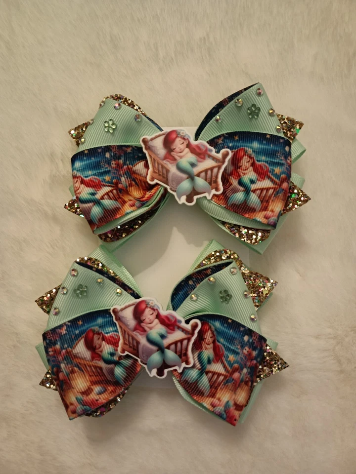 Juego de lazos para el cabello Disney Ariel  Foto 1 de 1