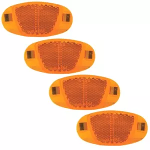 4 Stk Katzenaugen Speichenreflektoren Speichenstrahler Fahrrad Reflektoren - Bild 1 von 1