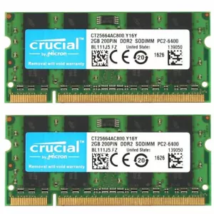 4GB (2x 2GB) Sony Vaio PCG 7111L/PCG 7112L/PCG 7113L//PCG 7141L/PCG 7142L Memory - Picture 1 of 9