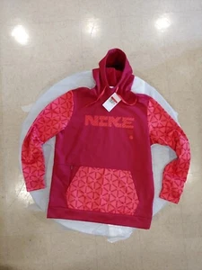Men’s Nike Therma-FIT Printed Pullover Training Hoodie Large Red DD1762-690 $60 - Picture 1 of 12