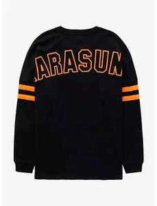 Haikyu!! Karasuno Hype BoxLunch Langarm Anime schwarz/orange Trikot Herren XS - Bild 1 von 12