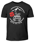 Roadtrip with my mtb Camping Trailride Mountainbike  - Kinder T-Shirt