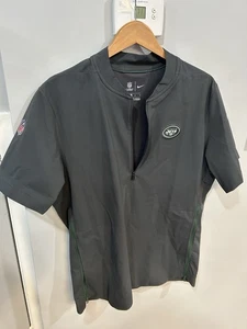 Pullover Dri-Fit para hombre New York Jets Nike NFL On Field negro usado talla M mediano - Imagen 1 de 7