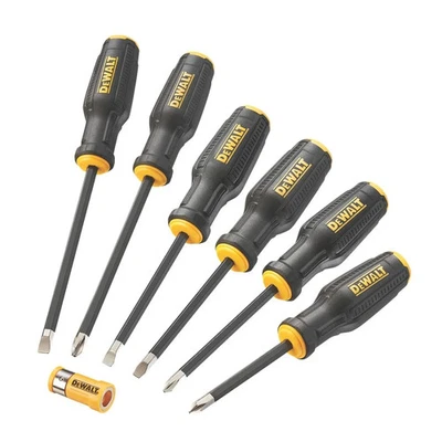 DeWalt DWHT62056-0 6 Piece Screwdriver Set – Slotted & Phillips Hex Shaft Blade - Image 1 of 4