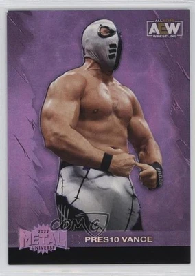 2022 Skybox Metal Universe AEW All Elite Wrestling /199 Preston Vance Rookie RC - Image 1 of 2