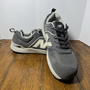 New Balance Schuhe Herren Größe 11,5 grau Schnürschuhe Komforteinsatz Arbeit Stahlkappe - Bild 1 von 8