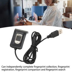 Fingerprint Reader Hold Ten Fingerprints 360° Auto Calibration Recognition U NEW - Bild 1 von 12