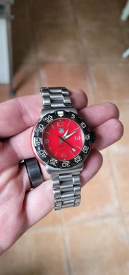 Tag Heuer WAC1113.BA0850 Mens Formula 1 Series Professional Watch Red Black - Image 1 of 4
