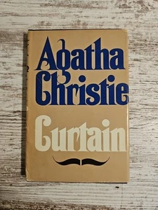 Curtain Agatha Christie Hardcover Book Club Edition Poirot Mystery Classic - Picture 1 of 10