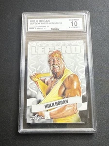 Hulk Hogan 2024 Leaf Prized Legend CCG 10 - Bild 1 von 2
