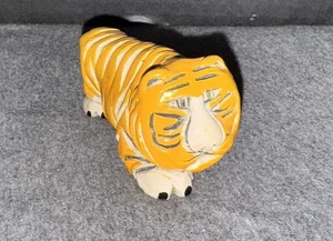 Artesania Rinconada Tiger Figurine Figure Clay - Picture 1 of 7