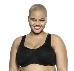 Damen Paramour by Felina 34G Schwarz Bügel Sport BH Medium Impact 135131 - Bild 1 von 8