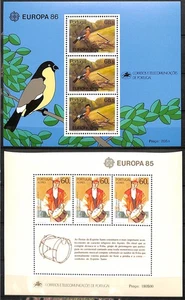 [ST223] Portugal Acores 1982/86 Europa 4 good sheets very fine MNH - Picture 1 of 2