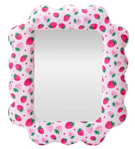 Cerra Fabric Mirror Strawberry New 11in x 0.75in x 13in - Picture 1 of 1