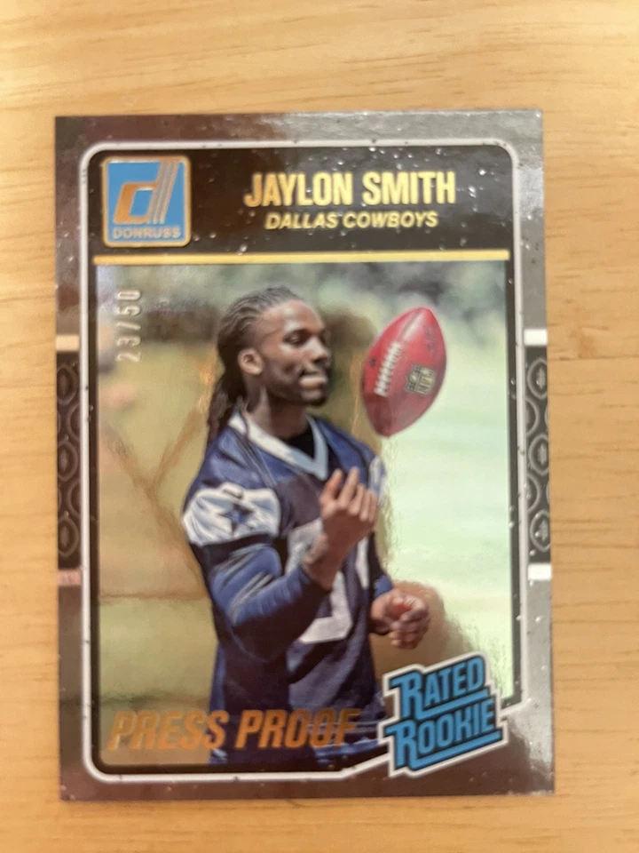 2016 Donruss - Rated Rookies Jaylon Smith #373 Press Proof Gold /50 (RC) - Image 1 of 2