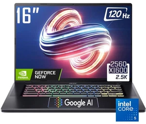 Acer Chromebook Plus 516 GE AI Laptop 16" WQXGA 120Hz Intel Core 5 120U 1TB SSD - Picture 1 of 7