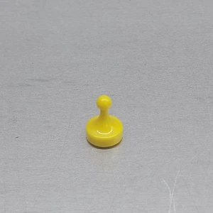 Clue 1972 Game Replacement Part Yellow Playing Piece Token Colonel Mustard - Picture 1 of 4