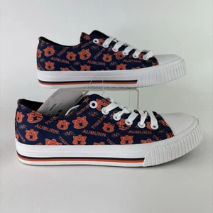 Auburn Tigers FOCO NCAA Low-Top Sneakers Schuhe Damengröße 7 blau orange - Bild 1 von 11