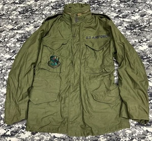 GENUINE US USAF ALPHA 1982 OG-107 M65 COLD WEATHER FIELD COAT JACKET. XS-SHORT. - Foto 1 di 9
