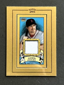 2003 Topps 205 Jeremy Giambi Oakland A's Game Used Jersey - Picture 1 of 2