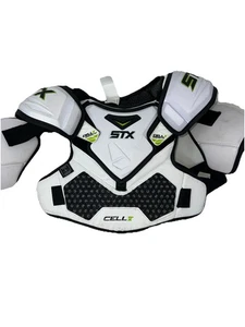 STX Cell V Shoulder Pad Liner, Chest Pad, Size Youth Large, White Good Cond. - Picture 1 of 7