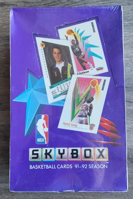 SkyBox Basketball Series 1 1991-1992 - Caja sellada de fábrica 36 paquetes - Excelentes tarjetas Foto 1 de 4