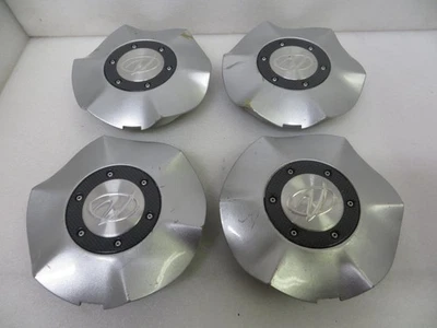 OLDSMOBILE AURORA 2001-2002 SILVER CENTER CAPS - SET OF 4 - 6039 - 9592948 - OEM - Image 1 of 4
