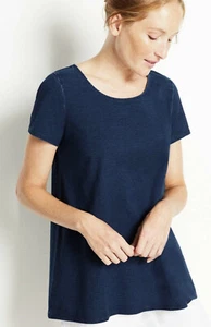 J.Jill - 3X - NEW Pure Jill Indigo Elliptical Tee - Capecod Wash - NWT $64 - Picture 1 of 5
