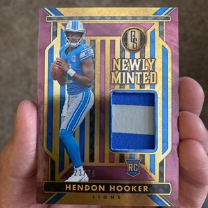 2023 Panini Gold Standard Newly Minted Hendon Hooker Rose Gold Patch 23/24