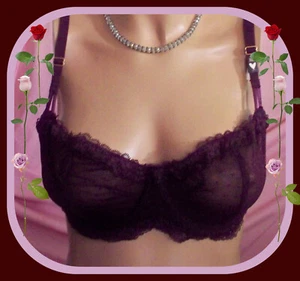 38C lila weinrot Punkte WICKED Dream Angels UPLIFT Push-Up Wopad Victorias Secret BH - Bild 1 von 12
