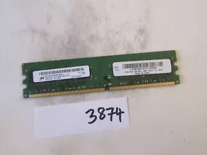 Micron MT16HTF25664AZ-800H1 2Gb PC2-6400 800Mhz DDR2 Desktop Memory RAM (3874) - Picture 1 of 2